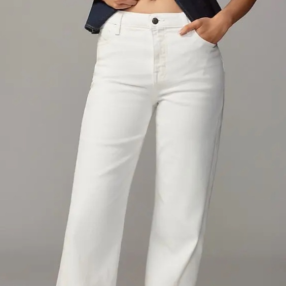 $330 FIDELITY DENIM Lotus White High Waisted Flare Jeans size 30 NWTA - Picture 4 of 7